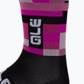 Alé Match cycling socks black/pink L22218543 3