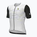 Men's cycling jersey Alé Megabyte white