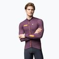 Men's cycling sweatshirt Alé Follow Me blackberry purple