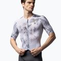 Men's cycling suit Alé Mirror white 3