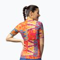 Women's cycling jersey Alé Clorofilla orange combo 3