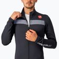 Men's Castelli Puro 3 FZ light black/silver reflex bicycle sweatshirt 5