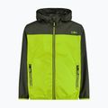 Children's rain jacket CMP 32X5804 Rain Fix Hood oil green