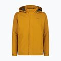Men's rain jacket CMP 39X7367 Snaps Hood curcuma