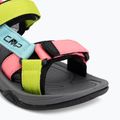 Children's sandals CMP Hamal lagoon/pink fluo/acido 7