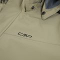 Men's rain jacket CMP 39X7367 Snaps Hood sage 3