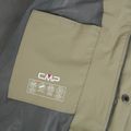 Men's rain jacket CMP 39X7367 Snaps Hood sage 5