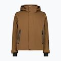 Men's ski jacket CMP 36W0017 Zip Hood copper
