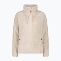 Women's fleece sweatshirt CMP 36P2506 bianco gesso/kaky