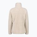 Women's fleece sweatshirt CMP 36P2506 bianco gesso/kaky 2