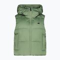 Women's gilet CMP Fix Hood green tea