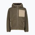 Men's insulated coat CMP 36K2247 Fix Hood Parka teak mel
