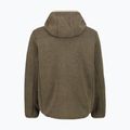 Men's insulated coat CMP 36K2247 Fix Hood Parka teak mel 2