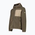 Men's insulated coat CMP 36K2247 Fix Hood Parka teak mel 3