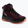 Women's trekking boots CMP Vertyx Mid Waterproof blackberry/marigold