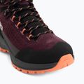 Women's trekking boots CMP Vertyx Mid Waterproof blackberry/marigold 7