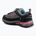 Children's trekking boots CMP Rigel 2.0 Low Waterproof grey/acquarius/pink fluo 3