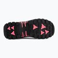 Children's trekking boots CMP Rigel 2.0 Low Waterproof grey/acquarius/pink fluo 4