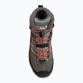 Children's trekking boots CMP Rigel 2.0 Mid Waterproof grey/brick 5
