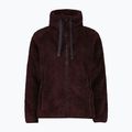 Women's fleece sweatshirt CMP 36P2506 black berry/lighter