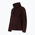 Women's fleece sweatshirt CMP 36P2506 black berry/lighter 3