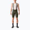 Men's Castelli Espresso deep green cycling shorts