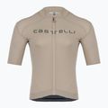 Men's Castelli Prologo Lite clay / gunmetal gray cycle jersey