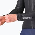 Men's cycling jacket Castelli Squall Shell light black/silver gray 5