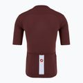 Men's Castelli Prologo Lite deep bordeaux/ silver gray cycling jersey 2