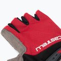 Men's Castelli Entrata V rich red cycling gloves 6