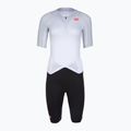 Women's cycling suit Castelli Free Sanremo 3 SS W white/black