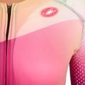 Women's cycling suit Castelli Free Sanremo 3 SS W dark night shade/vivid orange-bright rose 3