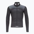 Men's cycling longsleeve Castelli Apice Thermal dark gray/smoky gray/silver gray