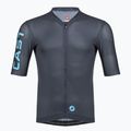 Men's cycling jersey Castelli Entrata Apex twilight blue/neon cobalt