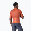 Men's cycling jersey Castelli Drittone Logo paprika/mango mojito 2