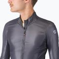 Men's cycling jacket Castelli Aria Shell 2 silver gray/dark gray 3