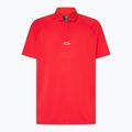 Men's Oakley Iconic Oakley Ss Polo Shirt red line