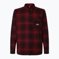 Men's Oakley Butter Flannel Shirt black/grenache check 5