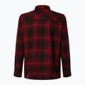 Men's Oakley Butter Flannel Shirt black/grenache check 6