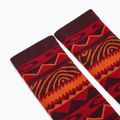 Oakley Wanderlust Perf Socks 2.0 grenache norway pattern ski socks 4