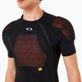 Men's Oakley Drop In D30 Full Impact blackout cycling jersey with protectors 4