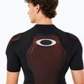 Men's Oakley Drop In D30 Full Impact blackout cycling jersey with protectors 5