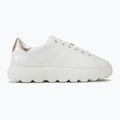Geox Spherica EC4.1 women's shoes white/gold 3