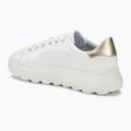 Geox Spherica EC4.1 women's shoes white/gold 4