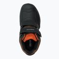 Geox New Savage Abx black/dark orange junior shoes 11