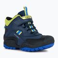 Geox New Savage Abx navy/lime green junior shoes 7