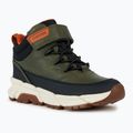 Geox Flexyper Plus military/orange junior shoes 8