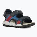 Geox Borealis ocean blue/red junior sandals 8