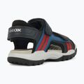 Geox Borealis ocean blue/red junior sandals 11