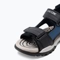 Geox Borealis ocean blue/red junior sandals 7